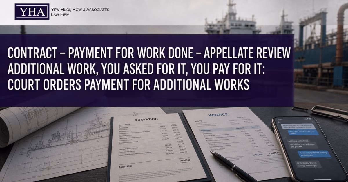 Vessel-repair plans, invoices and a smartphone on a maritime contractor's desk, illustrating payment for requested additional works.